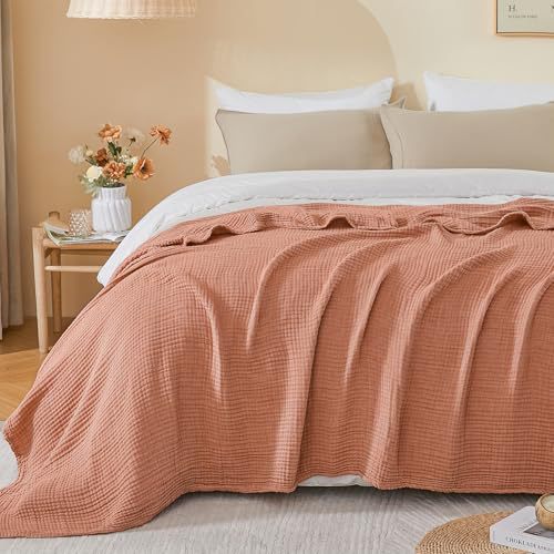 6-Layer Cotton Gauze Blanket — Lightweight, Breathable, All-Season Comfort