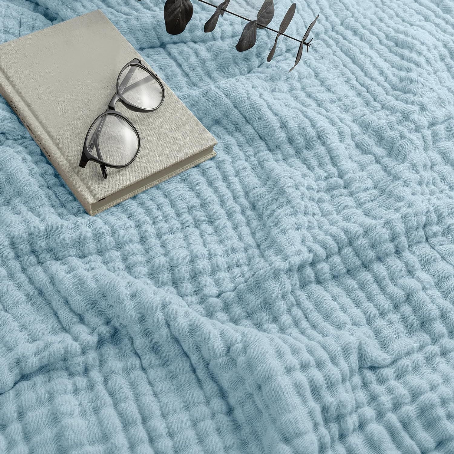 6-Layer Cotton Gauze Blanket — Lightweight, Breathable, All-Season Comfort