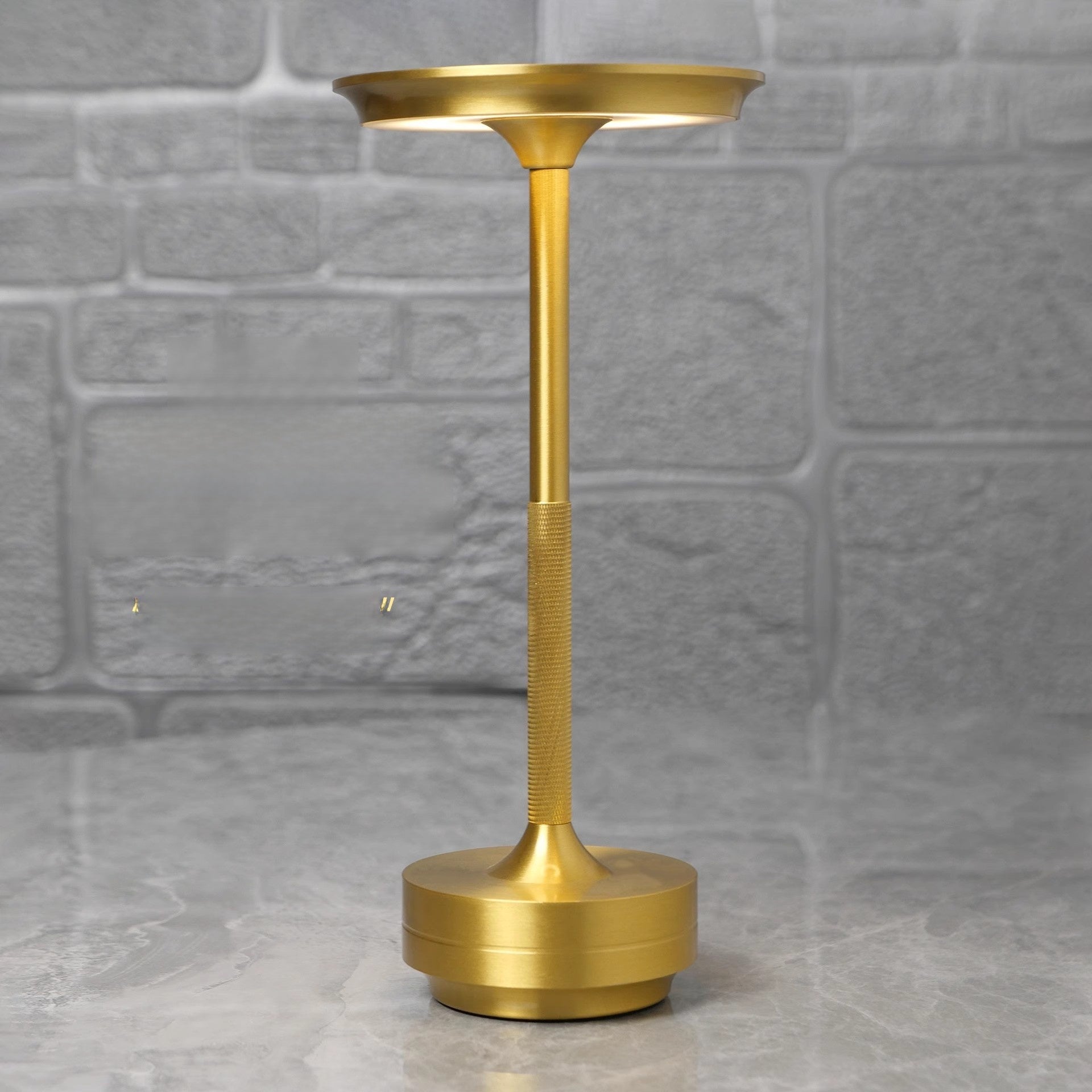 Touch-Control Bedside Atmosphere Night Light — USB Rechargeable, Minimal LED Lamp