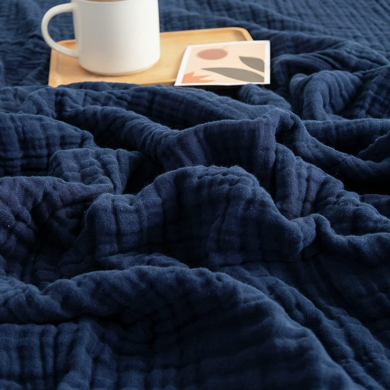 6-Layer Cotton Gauze Blanket — Lightweight, Breathable, All-Season Comfort