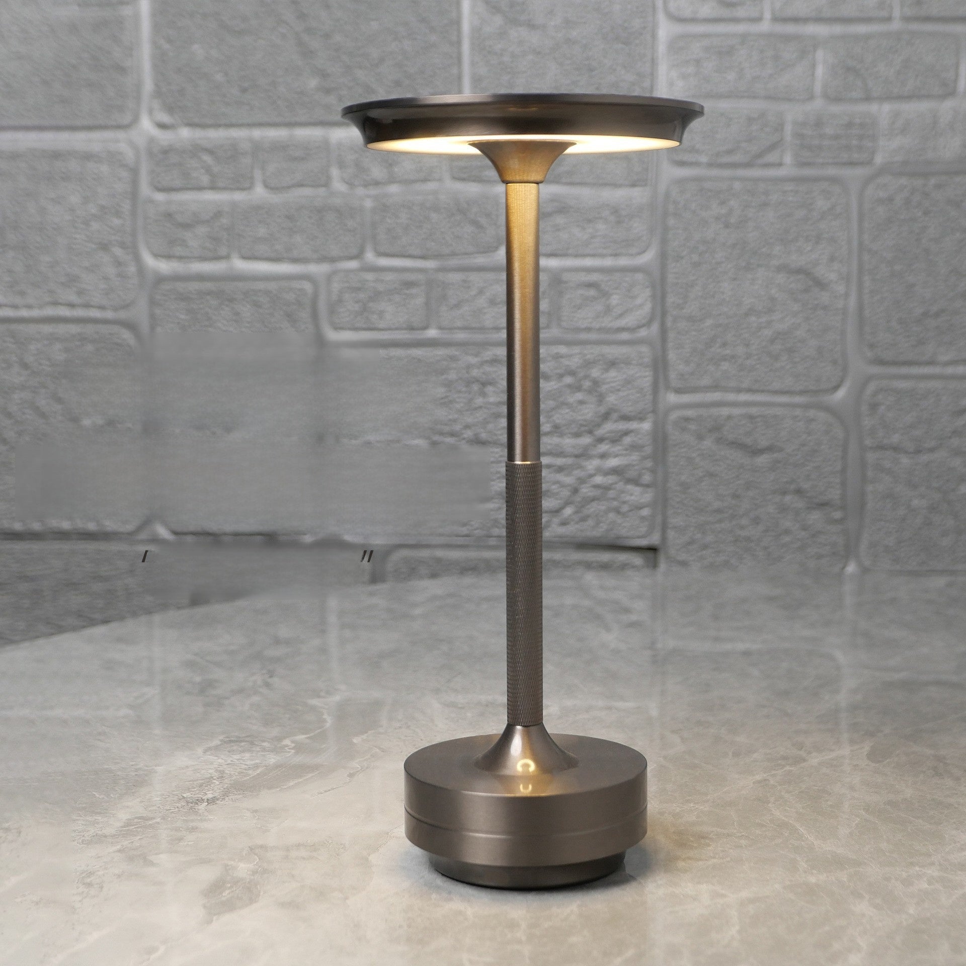 Touch-Control Bedside Atmosphere Night Light — USB Rechargeable, Minimal LED Lamp