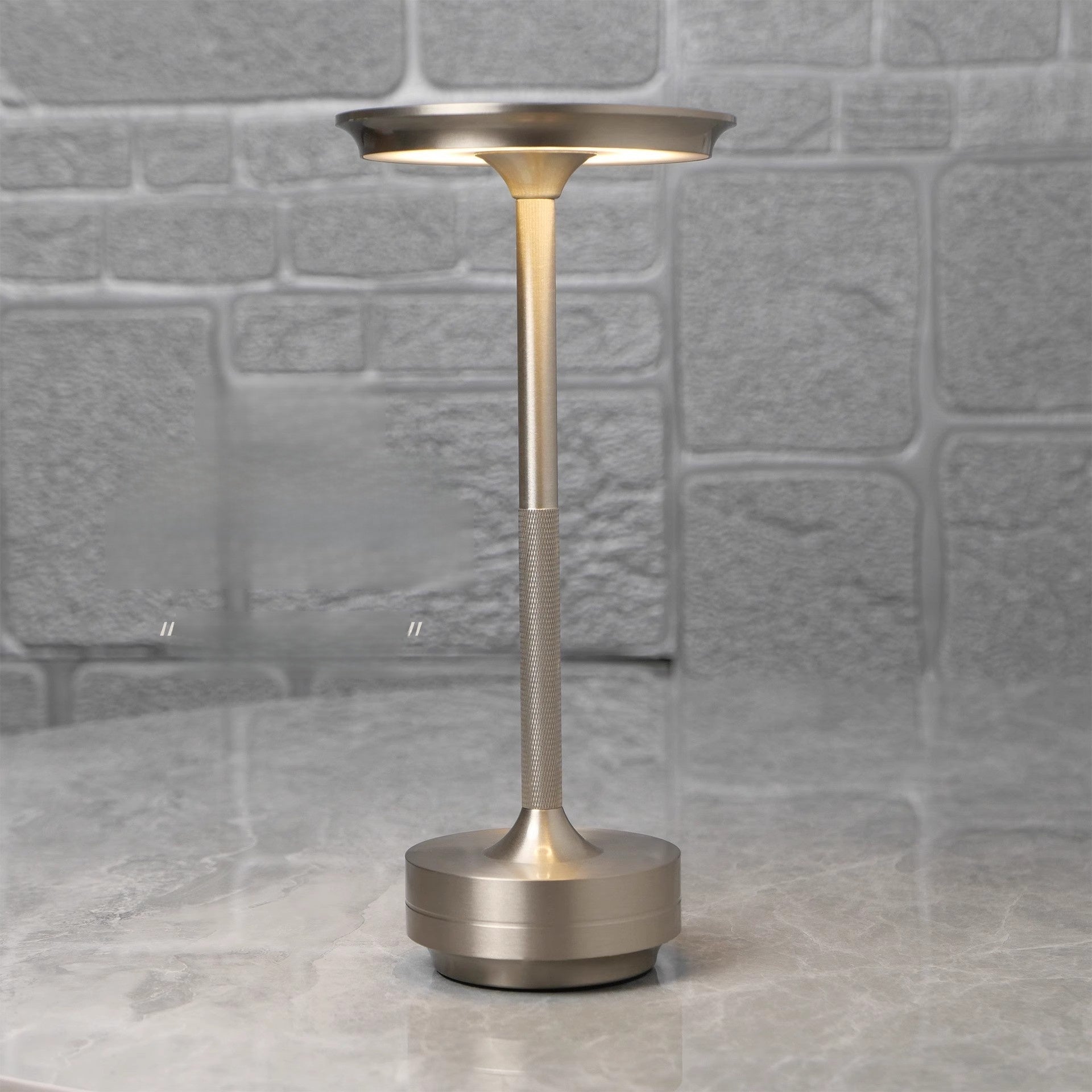 Touch-Control Bedside Atmosphere Night Light — USB Rechargeable, Minimal LED Lamp